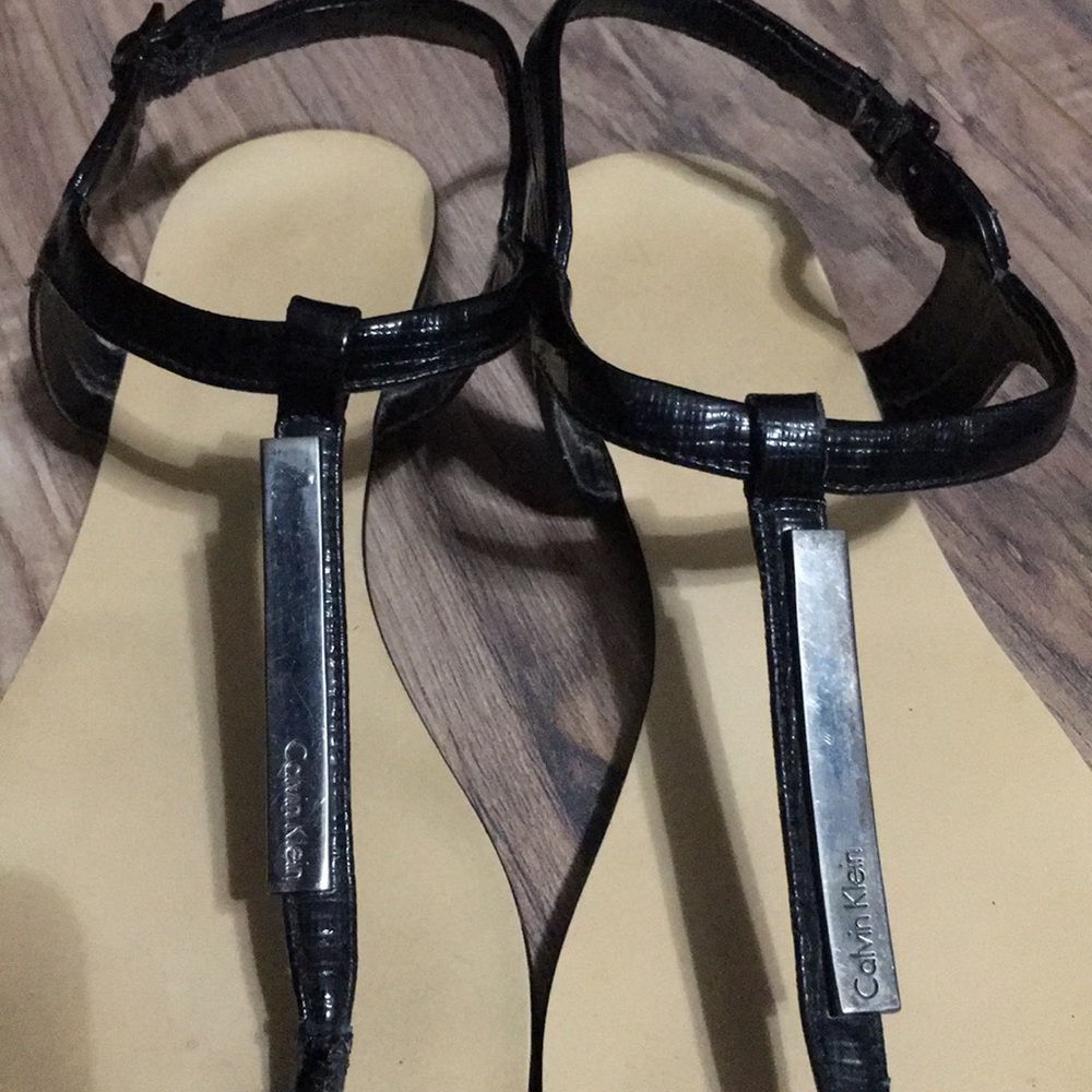 Calvin Klein flat sandals